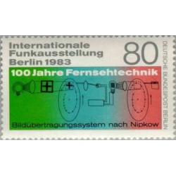 1 عدد تمبر نمایشگاه بین المللی رادیو - برلین آلمان 1983