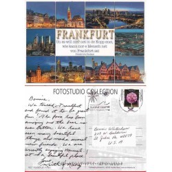 کارت پستال خارجی شماره 170 -مستعمل - تمبردار - فرانکفورت - آلمان 