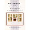 برگه اولین روز انتشار مینی شیت روسای جمهور جمهوری فدرال - جمهوری فدرال آلمان 1982