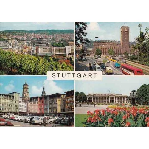کارت پستال خارجی شماره 28 - اشتوتگارت - آلمان
