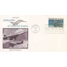 پاکت مهر روز پنجاهمین سال هوانوردی تجاری - آمریکا 1976