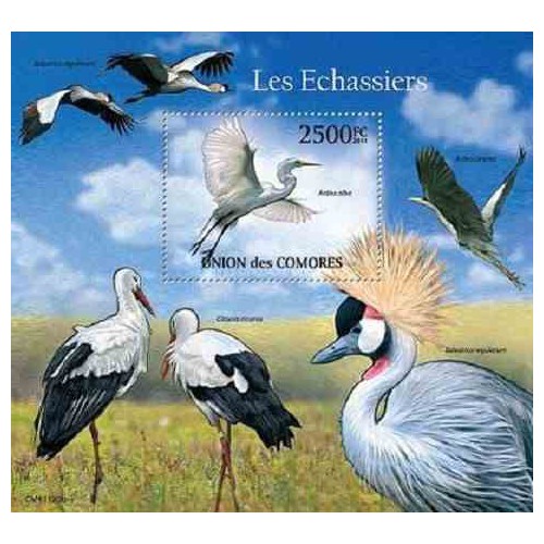 مینی شیت پرندگان آبزی - 2 - کومور 2011 قیمت 14 دلار