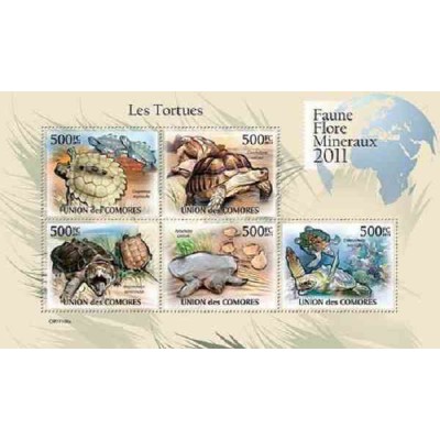 مینی شیت لاکپشتها - 1 - کومور 2011 قیمت 11.64 دلار