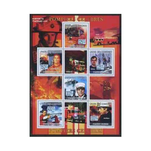 مینی شیت آتش نشانان - کومور 2009 قیمت 9 یورو