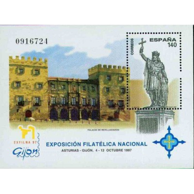 سونیرشیت نمایشگاه ملی تمبر اگزفیلنا 97 - اسپانیا 1997