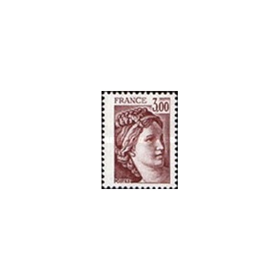 1 عدد  تمبر  سری پستی - "سابین" - 3F- فرانسه 1978