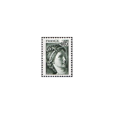 1 عدد  تمبر  سری پستی - "سابین" - 0.05F- فرانسه 1978
