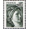 1 عدد  تمبر  سری پستی - "سابین" - 0.05F- فرانسه 1978