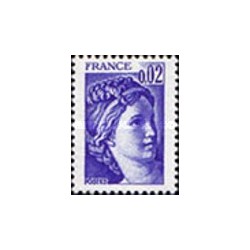 1 عدد  تمبر  سری پستی - "سابین" - 0.01F- فرانسه 1978