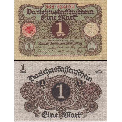 اسکناس 1 مارک - آلمان 1920