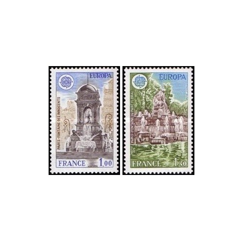2 عدد تمبر مشترک اروپا - Europa Cept - آثار تاریخی - فرانسه 1978 2 عدد تمبر مشترک اروپا - Europa Cept - آثار تاریخی - فرانسه 1978