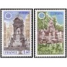 2 عدد  تمبر مشترک اروپا - Europa Cept - آثار تاریخی - فرانسه 1978