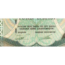 اسکناس 50000 لیر ترکیه - 1970 سری K-L-M