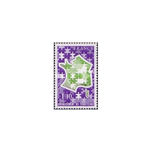 1 عدد تمبر پانزدهمین سالگرد تشکیل هیئت های برنامه ریزی منطقه ای - فرانسه 1978 1 عدد تمبر پانزدهمین سالگرد تشکیل هیئت های برنامه ریزی منطقه ای - فرانسه 1978