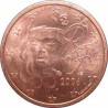 سکه 1 سنت یورو - مس روکش فولاد -فرانسه 2014 غیر بانکی