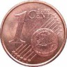 سکه 1 سنت یورو - مس روکش فولاد - اسپانیا 2010 غیر بانکی
