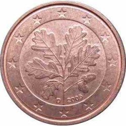 سکه 1 سنت یورو - مس روکش فولاد - آلمان 2016 غیر بانکی