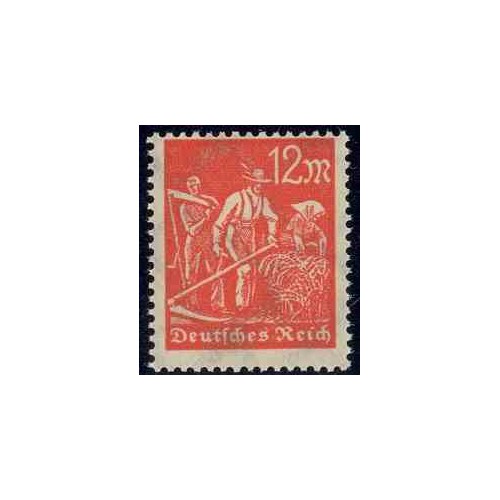 1 عدد تمبر از سری پستی - 12 فنیک  - رایش آلمان 1922