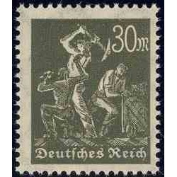 1 عدد تمبر از سری پستی - 30 فنیک  - رایش آلمان 1922