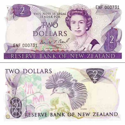 اسکناس 2 دلار - نیوزلند 1992 سفارشی  - توضیحات را ببینید