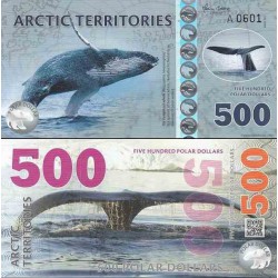 اسکناس پلیمر 500 دلار - قطب شمال 2017