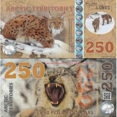 اسکناس پلیمر250 دلار - قطب شمال 2017