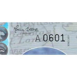 اسکناس پلیمر 50 دلار - قطب شمال 2017