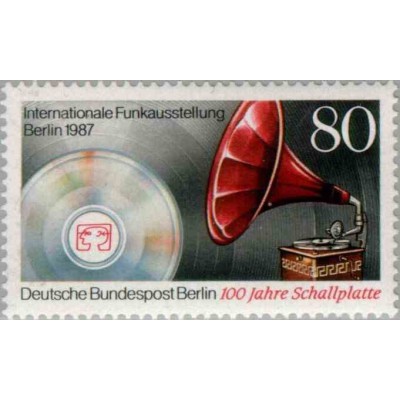 1 عدد تمبر نمایشگاه بین المللی رادیو - برلین آلمان 1987