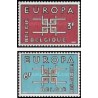2 عدد تمبر مشترک اروپا - Europa Cept - بلژیک 1963 قیمت 3 دلار