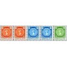 5 عدد تمبر سری پستی - جبل الطارق 1971 قیمت 3.5 دلار