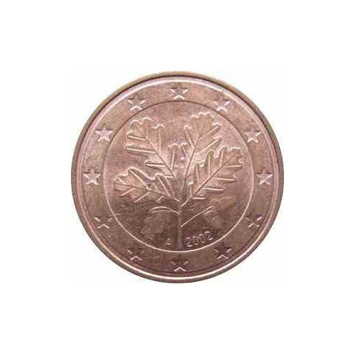 سکه 1 سنت یورو - مس روکش فولاد - آلمان 2002 غیر بانکی