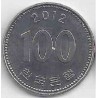 سکه  100 وون  - نیکل مس - کره جنوبی 2012 غیر بانکی