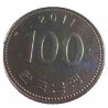 سکه  100 وون  - نیکل مس - کره جنوبی 2011 غیر بانکی