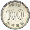 سکه  100 وون  - نیکل مس - کره جنوبی 1989 غیر بانکی