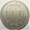 سکه  100 وون  - نیکل مس - کره جنوبی 1986 غیر بانکی