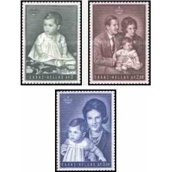 3 عدد تمبر پرنسس آلکسیا  - یونان 1966