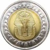 سکه  1 جنیه - 1 پوند - دوفلزی  - مصر 2010 غیر بانکی