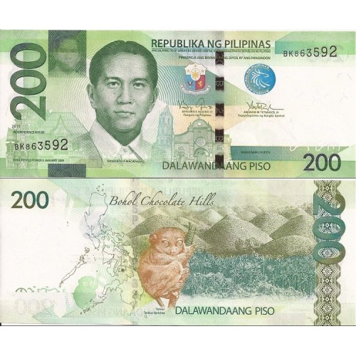 اسکناس 200 پیزو - فیلیپین 2015 سفارشی اسکناس 200 پیزو - فیلیپین 2015 سفارشی