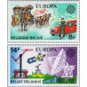 2 عدد تمبر مشترک اروپا - Europa Cept - تاریخچه پست - بلژیک 1979