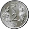 سکه 2 روپیه - فولاد ضد زنگ - هندوستان 2013 غیر بانکی