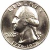 سکه 25 سنت - کوارتر - نیکل مس - تصویر جرج واشنگتن  - آمریکا 1965 بانکی