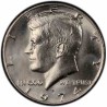 سکه 50 سنت - نیم دلار - نیکل مس - آمریکا 1974 بانکی