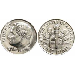 سکه 10 سنت - نیکل مس - P - آمریکا 2009 غیر بانکی
