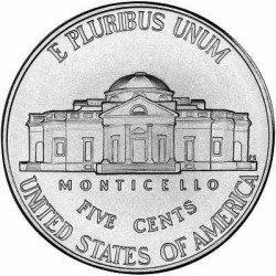 سکه 5 سنت - نیکل مس - آمریکا 2007 غیر بانکی