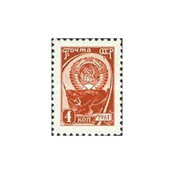 1 عدد  تمبر  سری پستی - 4k - شوروی 1965 قیمت 13 دلاز