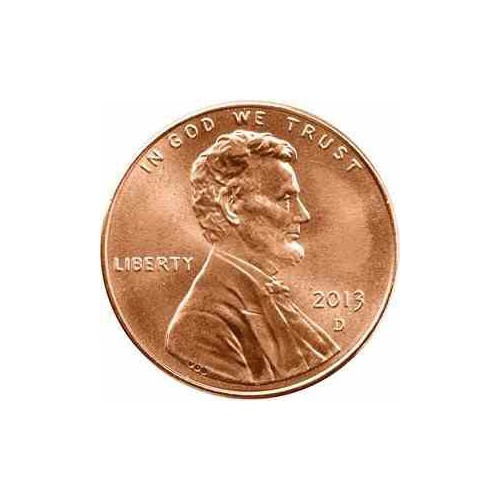 سکه 1 سنت - برنجی - آمریکا 2013 غیر بانکی