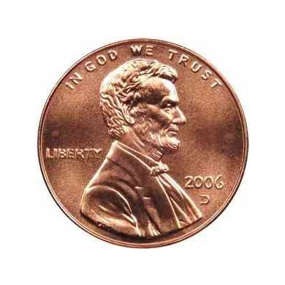 سکه 1 سنت - برنجی - آمریکا 2006 غیر بانکی
