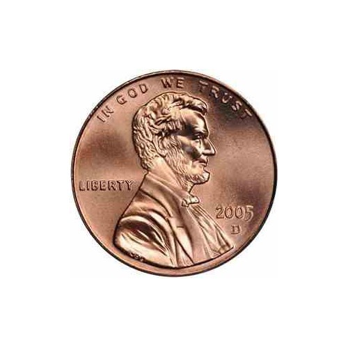 سکه 1 سنت - برنجی - آمریکا 2005 غیر بانکی