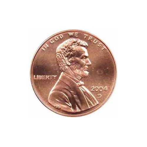 سکه 1 سنت - برنجی - آمریکا 2004 غیر بانکی