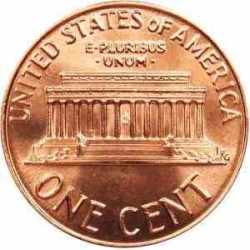 سکه 1 سنت - برنجی - آمریکا 1996غیر بانکی